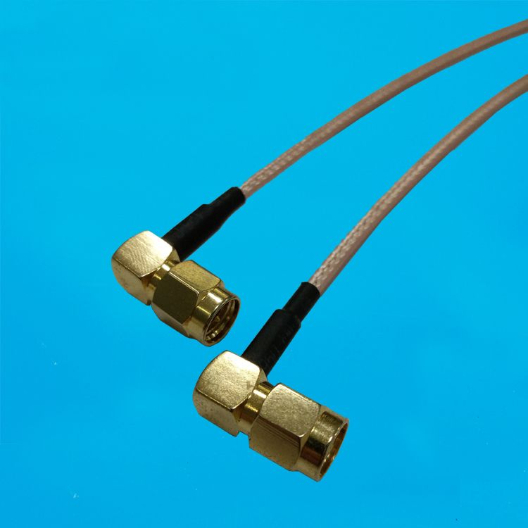电缆组件SMA弯头公接RG316线